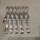 11 silver-plated metal cake forks Boulenger Betty