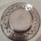 small plate / vintage silver-plated bowl