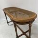 Louis XVI style bed end in beech wood, 20th century.