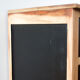 Commode vintage noire et bois
