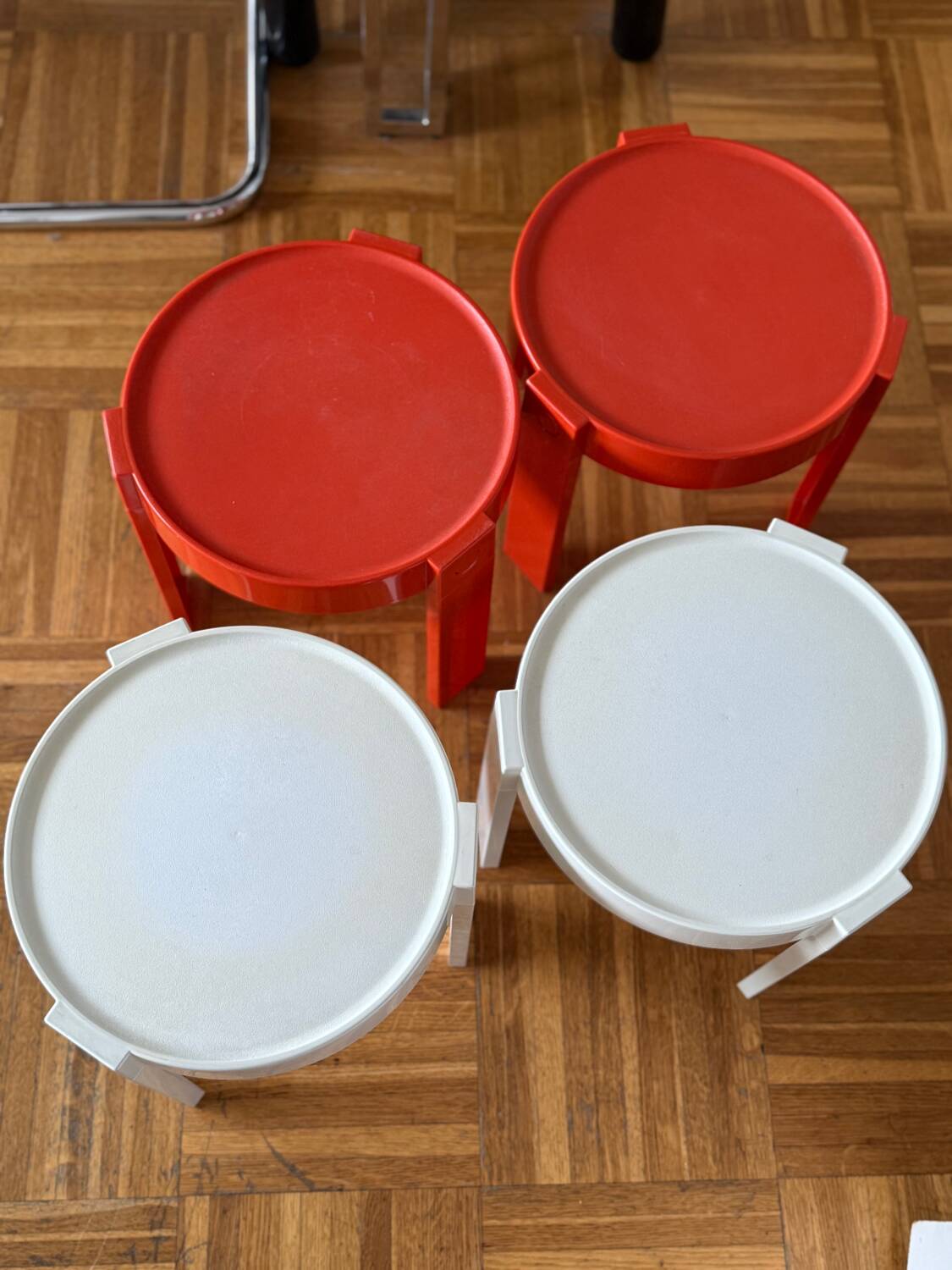 Vintage Prisunic coffee tables