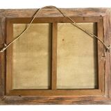 Old oil painting on canvas Gandria Switzerland Italy