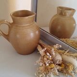Stoneware milk jug pitcher