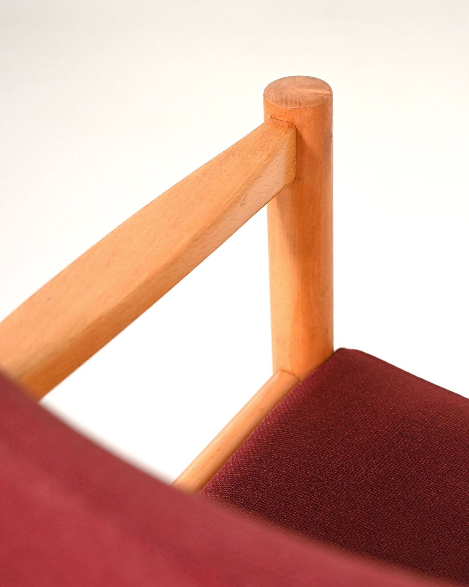 Ensemble de 6 chaises en hêtre, Danemark, années 1960