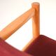 Set of 6 beech armchairs, Denmark, 1960s