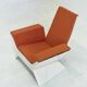 Fauteuil vintage orange Space Age très unique