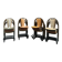 Set of 24 Baumann chairs from the 80s