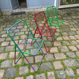 3 Ted Ned folding chairs by Niels Gammelgaard for IKEA 1980s