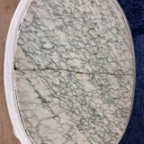 Louis XV Style Side Table or Pedestal Table in Lacquered Wood