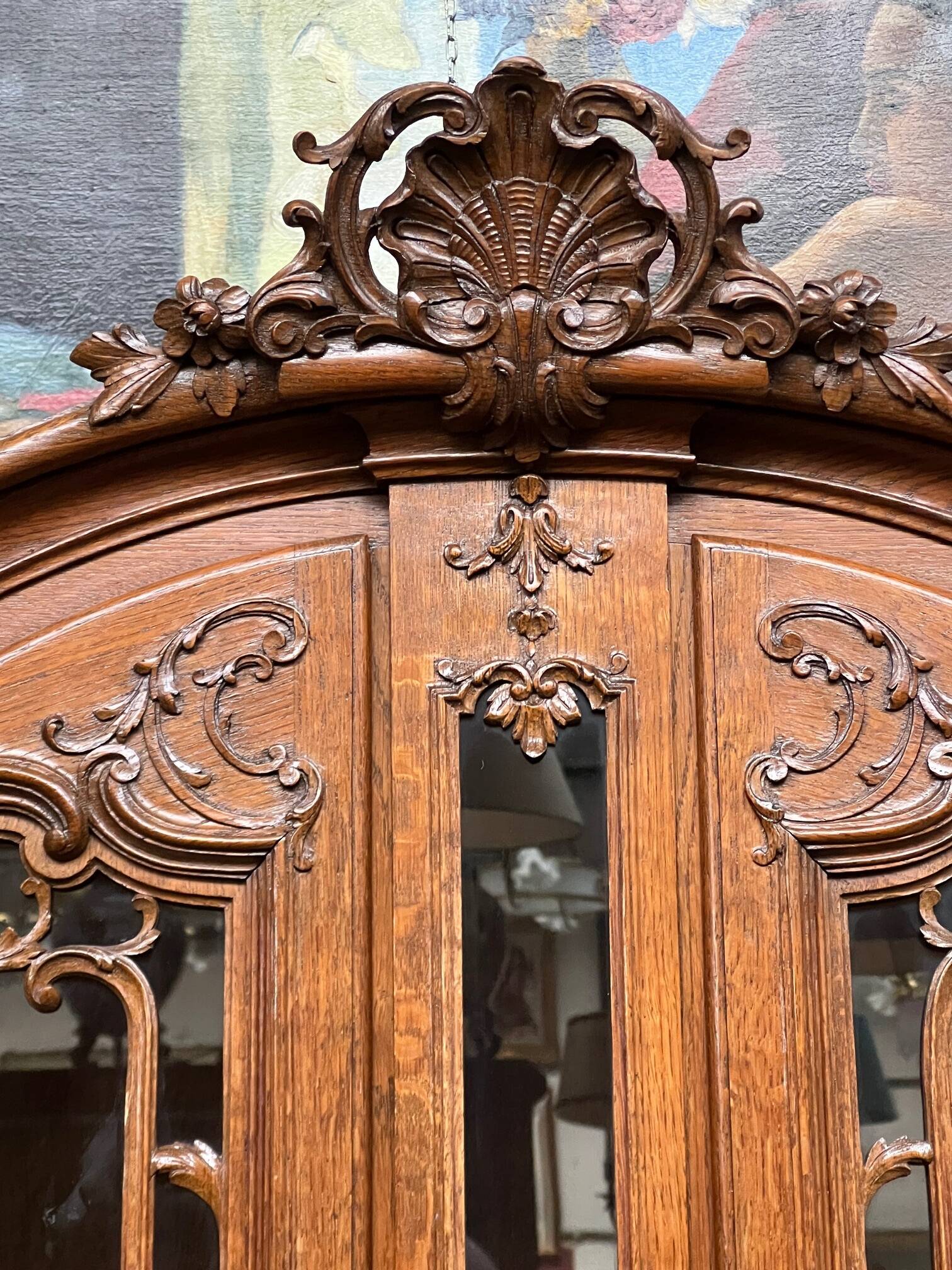 Regency style display cabinet.