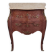 Louis XV Style Commode Stamped in Richly Decorated Rosewood Marquetry