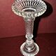 Old candlestick in molded glass of Portieux