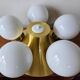 Rare Midcentury Flush Mount Sputnik, Space Age, 1970s
