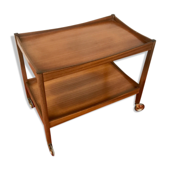 Scandinavian-style teak rolling dessert from 1950 to 1960