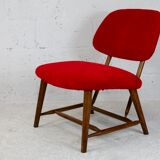 Chauffeuse by Alf Svensson, Model TeVe, published by Ljungs Industrier, Sweden, 1953. Retyped red.