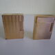 2 st dupont lighters, gold plated, punches, numbered, 1 striated pattern, 1 hammered pattern, 70s