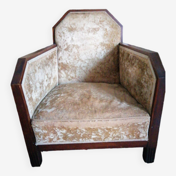 Art-deco armchair