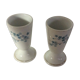 Pair of mazagrans in porcelain