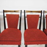 Table and 6 chairs for the dining room of the '70s
