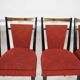 Table and 6 chairs for the dining room of the '70s