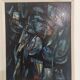 Oil on canvas signed Mochalin Sergei Nikolaevitch, Ukraine 1993