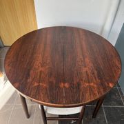 Rare Roundette dining room set by Hans Olsen, Denmark (1960s)