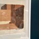 Original Swedish Color Lithograph – “Figure in a Sunlit Desert” by Lars Norrman
