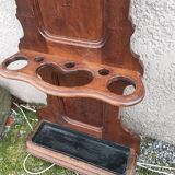 free-standing locker room in solid oak 1900