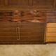 Minimalist enfilade in ebony and sycamore 1960s