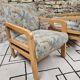 Paire de fauteuil chauffeuse 1970 vintage