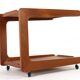 Danish design teak trolley - mid century modern