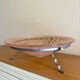 Large Art Deco bowl on a metal stand