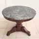 Empire side table in mahogany