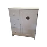Old Dutch Brocante Pine Bacon Cupboard, around 1900
