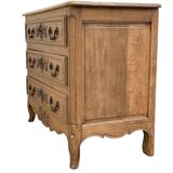 Commode de style Louis XV chêne brut massif, 1920