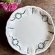 Compote dish or antique footed plate in ironstone - Villey de Longc