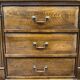 Large Classic English Oak Desk Partnerdesk