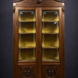 Italian Renaissance-style walnut library circa 1850