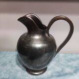 Enameled stoneware pitcher