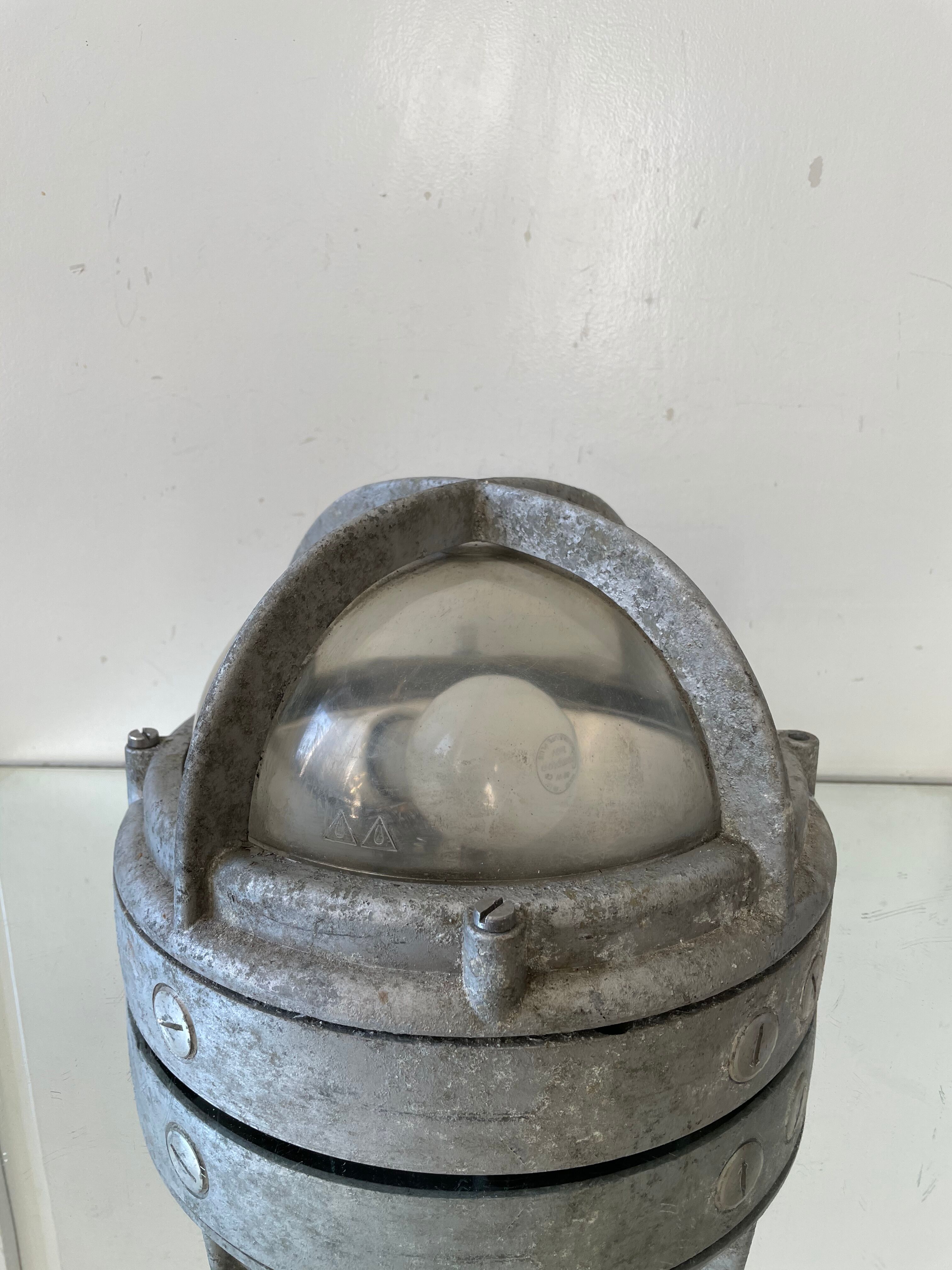 Danish Outdoor Lamp in Galvanized Metal