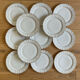 12 flat plates porcelain from Limoges Bernardaud