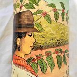 Vintage coffee box signed Joelle
