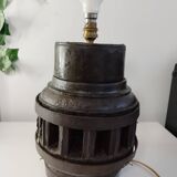 lamp, cart wheel hub