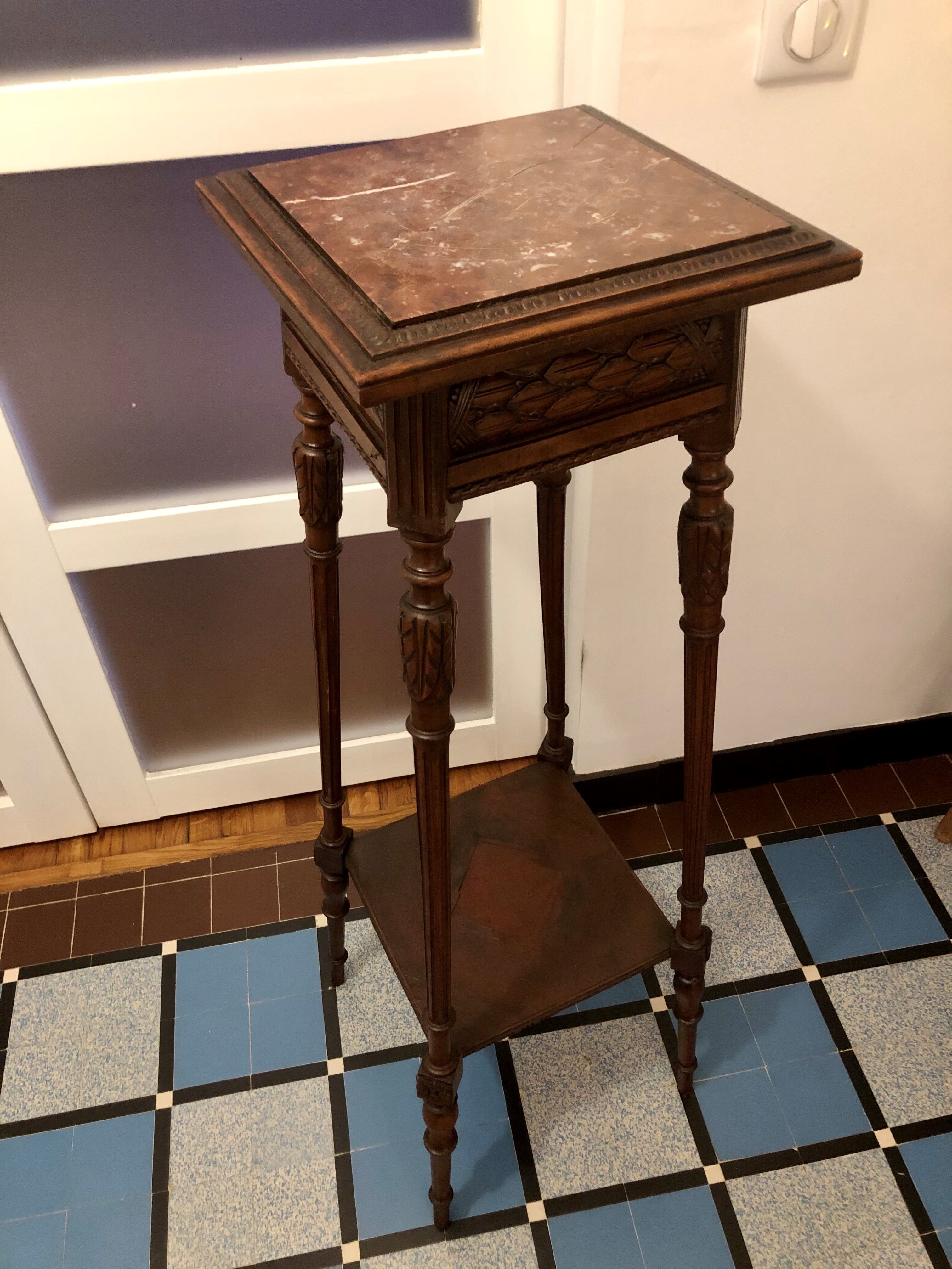 Large Square Saddle Louis XVI Style