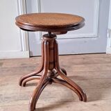 Cane piano stool