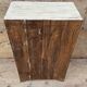 Antique bedside table - tribal cabinet in Burmese teak