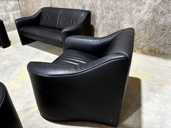 Canapés et fauteuils Matteo Grassi cuir vintage
