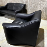 Canapés and Matteo Grassi vintage leather armchairs