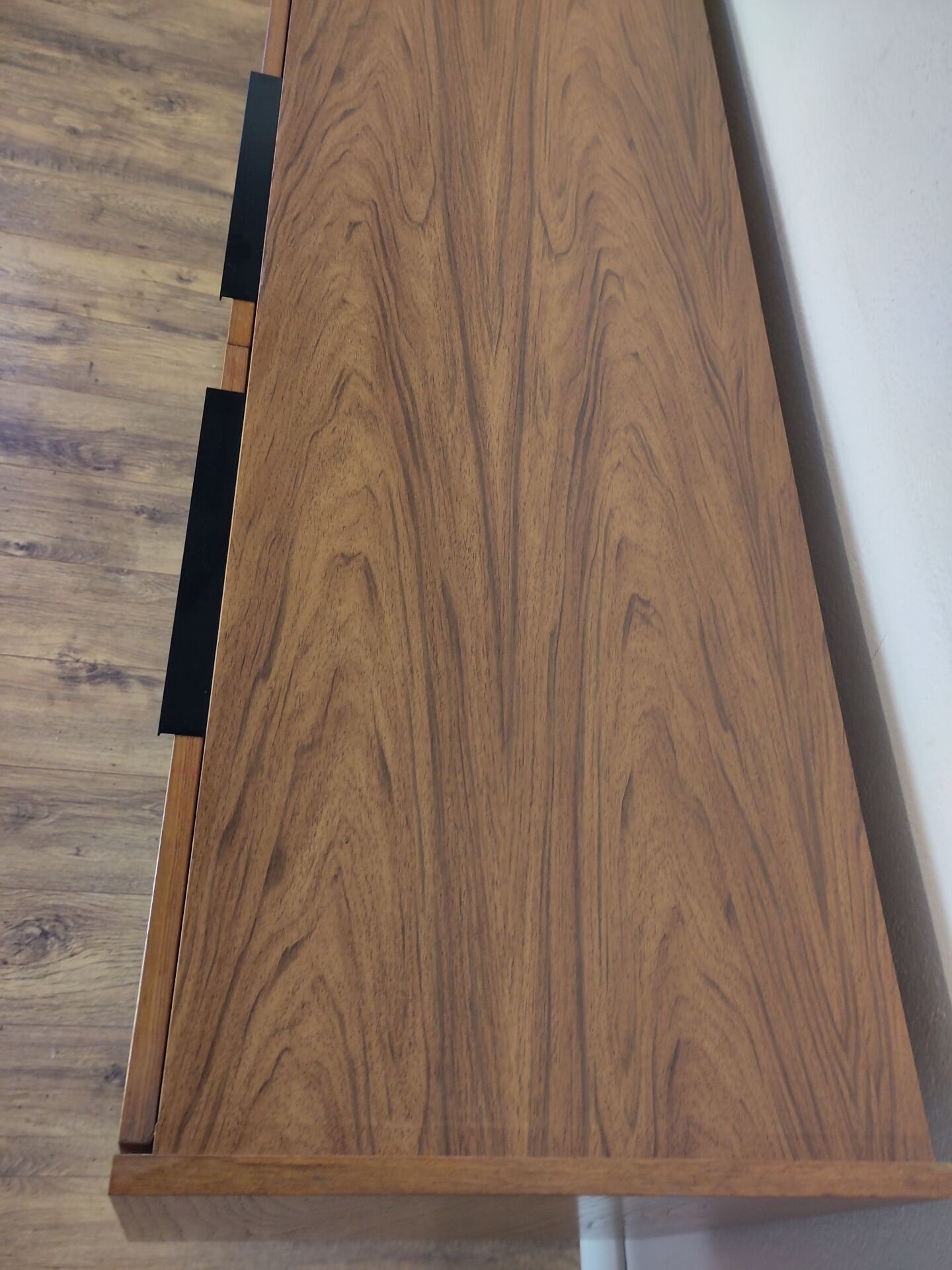 Scandinavian teak and metal sideboard