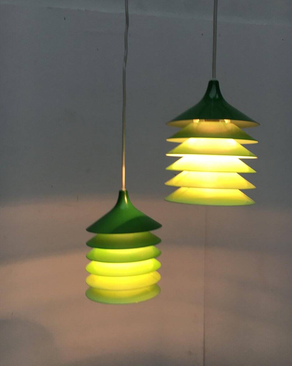 Vintage Duett pendant lights by Bent Gantzel Boysen for IKEA, set of 2